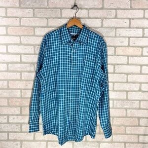 Southern Tide Classic Fit Plaid Button Down Long Sleeve Shirt Size XL